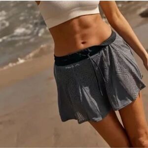 NWOT Free People Good Sport Skort Mini Skirt Relaxed High Rise Quick Dry S Chic